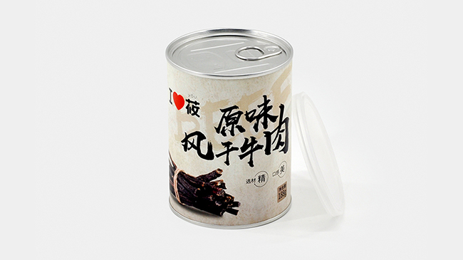 牛肉干食品紙罐